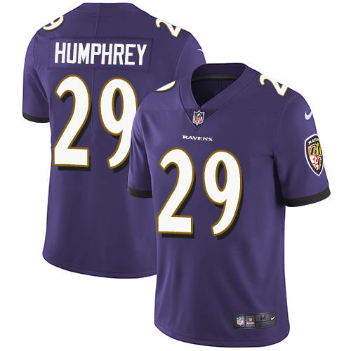 Nike Ravens #29 Marlon Humphrey Purple Team Color Youth Stitched NFL Vapor Untouchable Limited Jersey